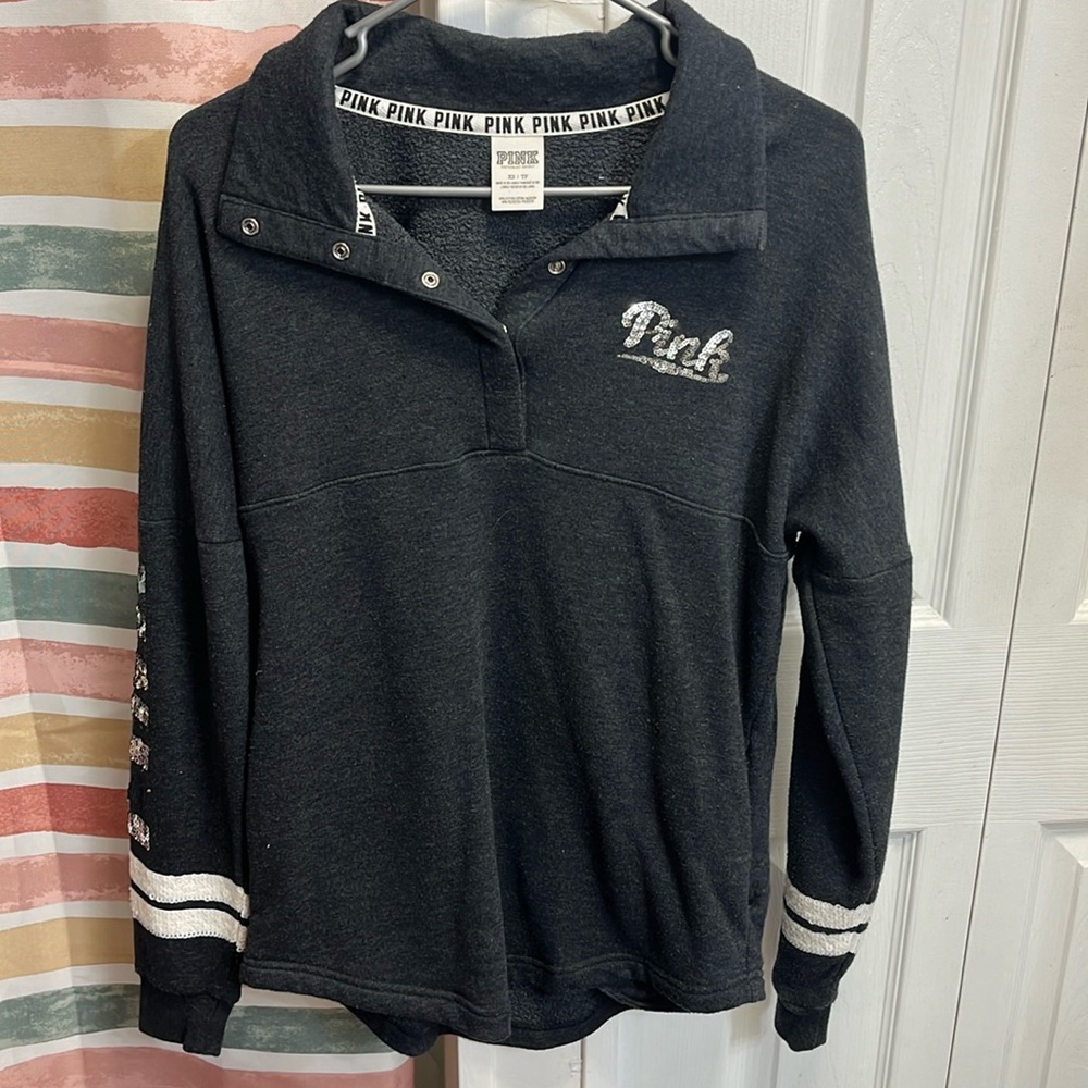 Victoria secret pink sequin pullover